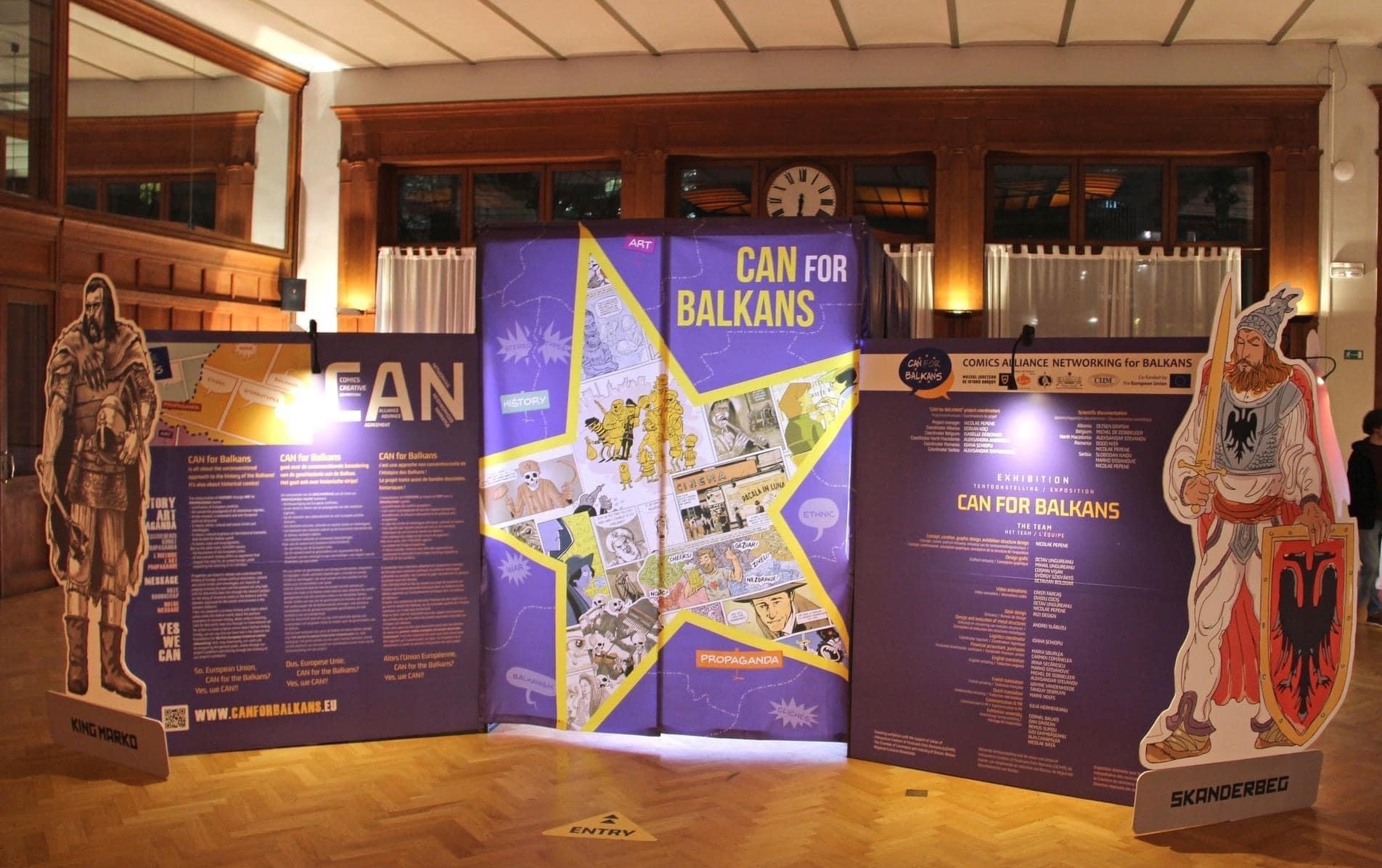 The ”CAN for Balkans” exhibition in Brussels